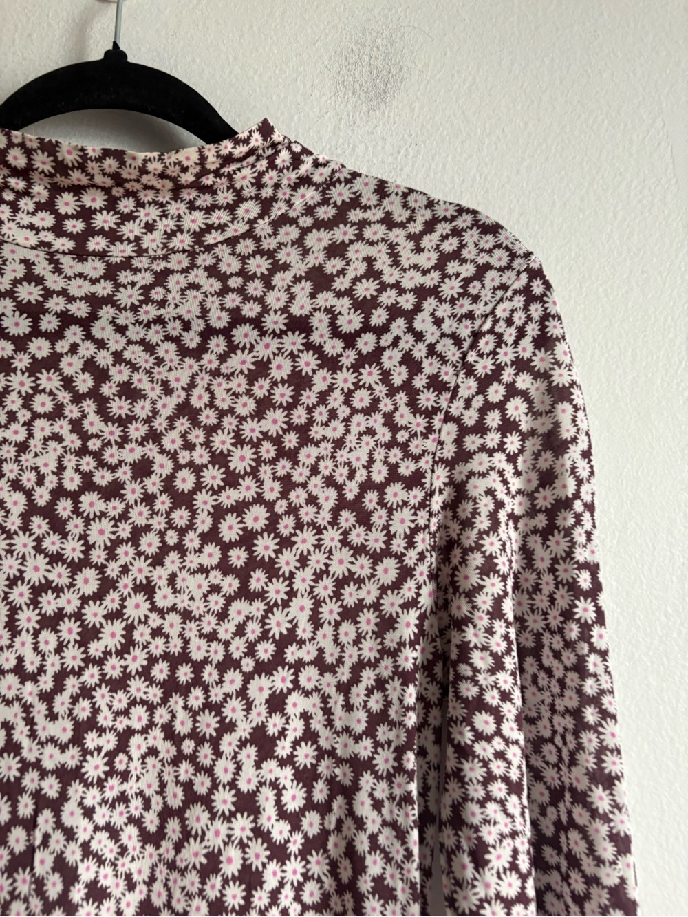 Samsoe Sz XS Fritta Floral Cottagecore Long Sleeves Maxi Dress In Choco Aster - Picture 4 of 14